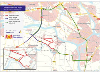 N217 kruising Polderweg: werkzaamheden 25 – 26 mei 2024 ( weg tussen de Vrouwe Huisjesweg en rotonde Sportlaan afgesloten )