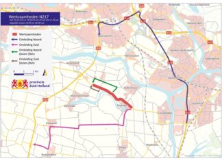 N217: werkzaamheden tussen Heinenoord en Maasdam van 15 tot 25 juli